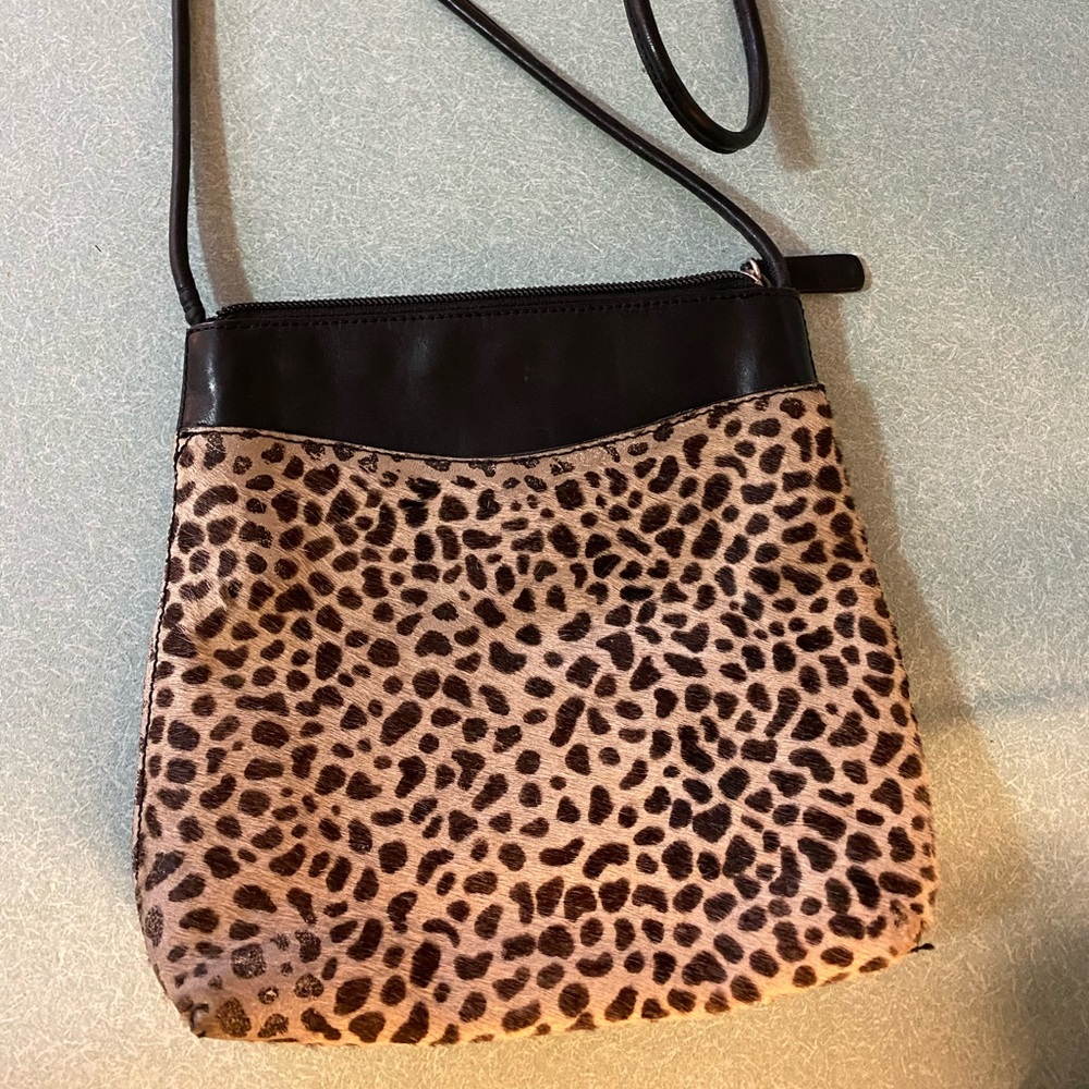 Leather crossbody bag